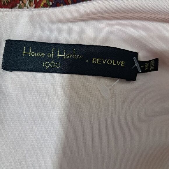 House Of Harlow 1960 X Revolve Morin City Boho Jumpsuit Pink - Picture 6 of 12